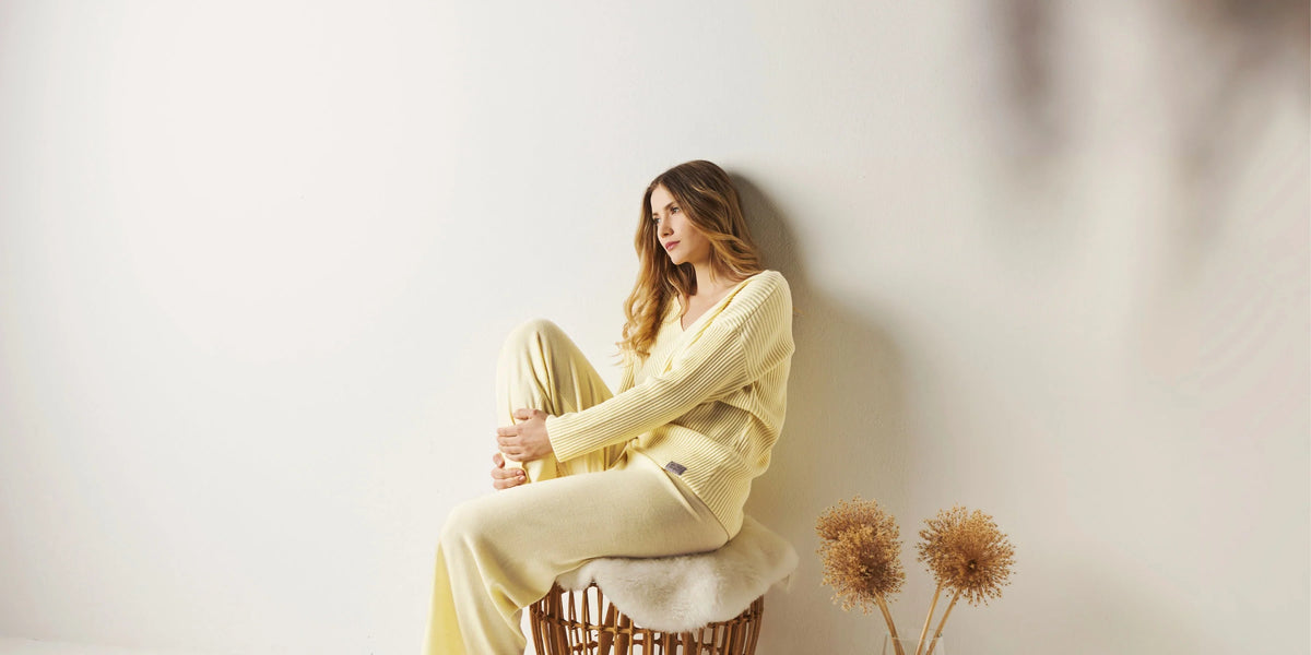 Die zweite Kollektion - gestrickte Loungewear aus italienischer Merinowolle