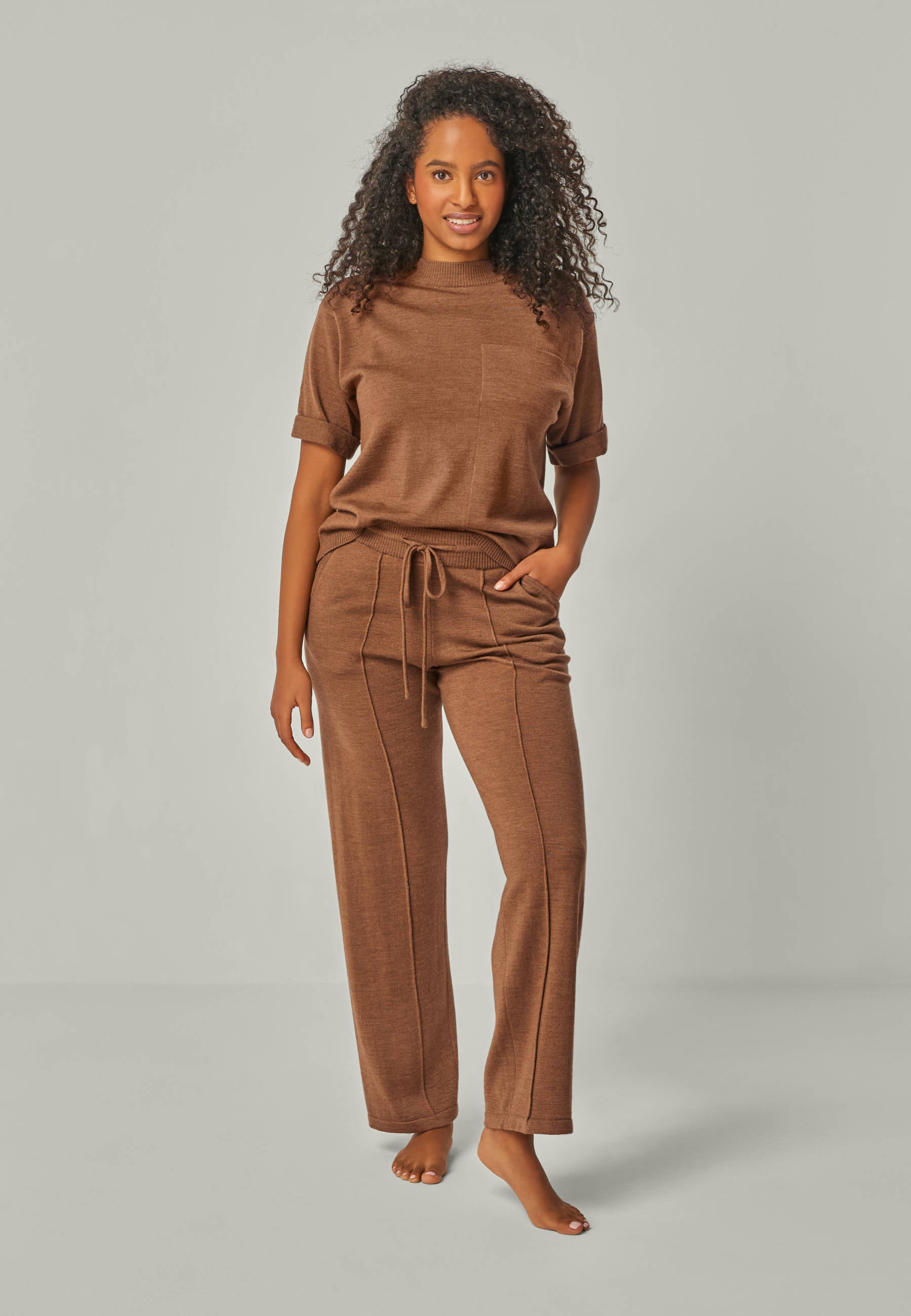PANTS ELISA - Edle Strickhose mit Biese