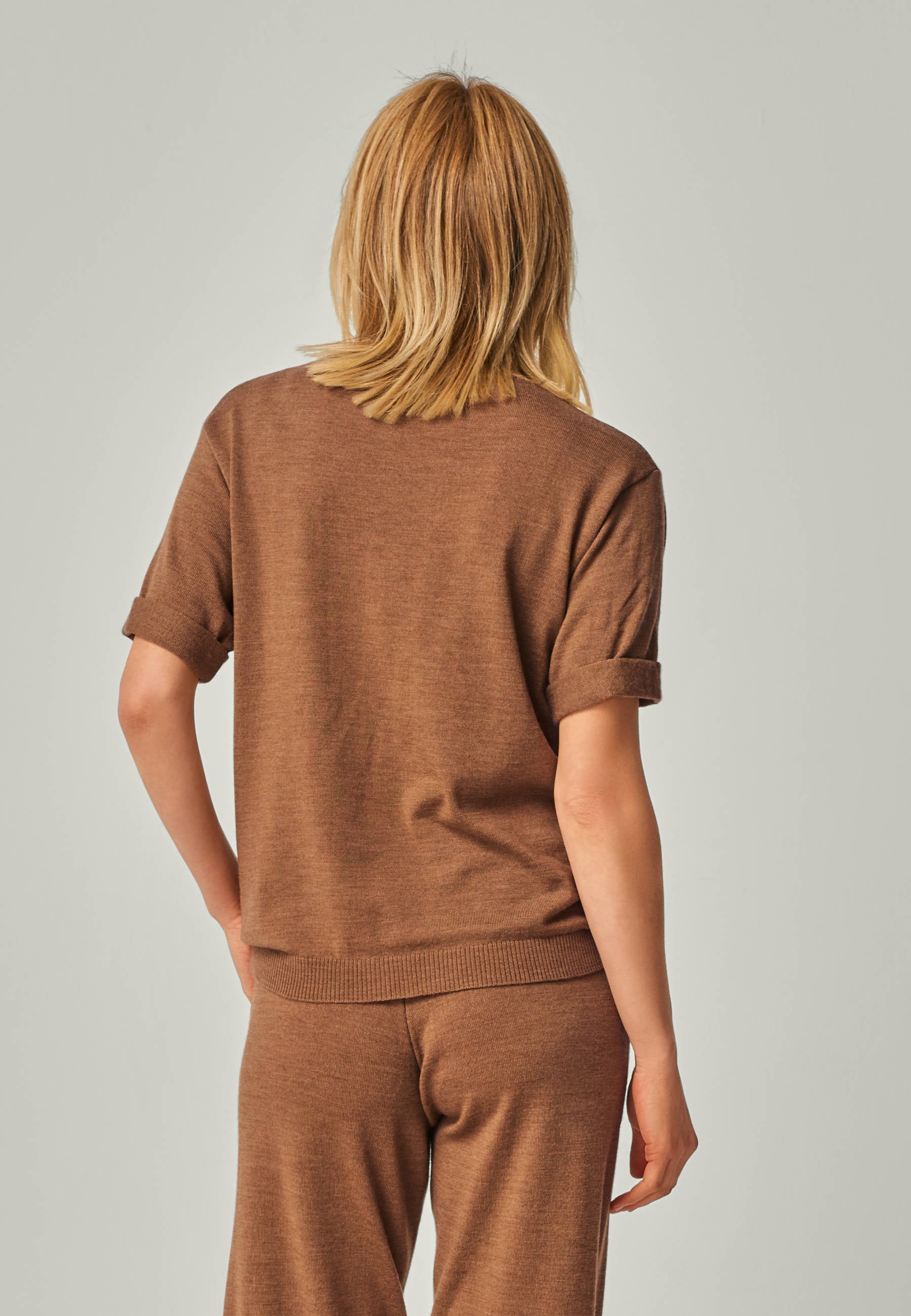 TOP ELFIE - Modernes Merino T-Shirt