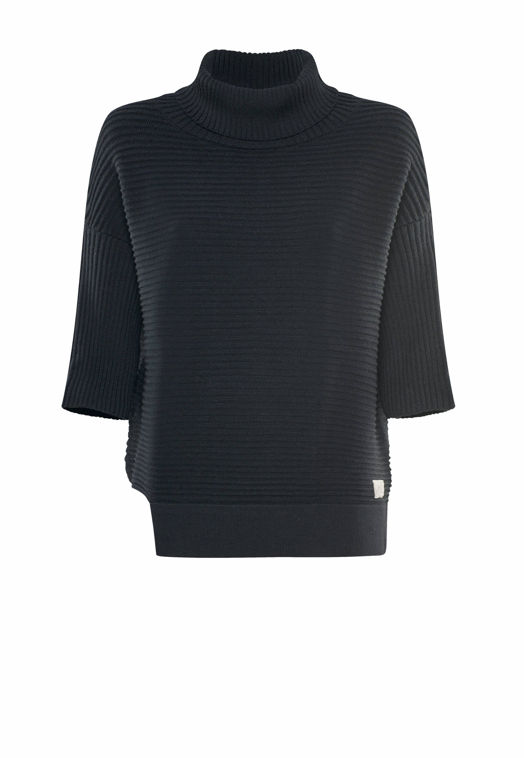 PULLOVER BAILEY - Asymmetrischer Merino Rollkragenpullover