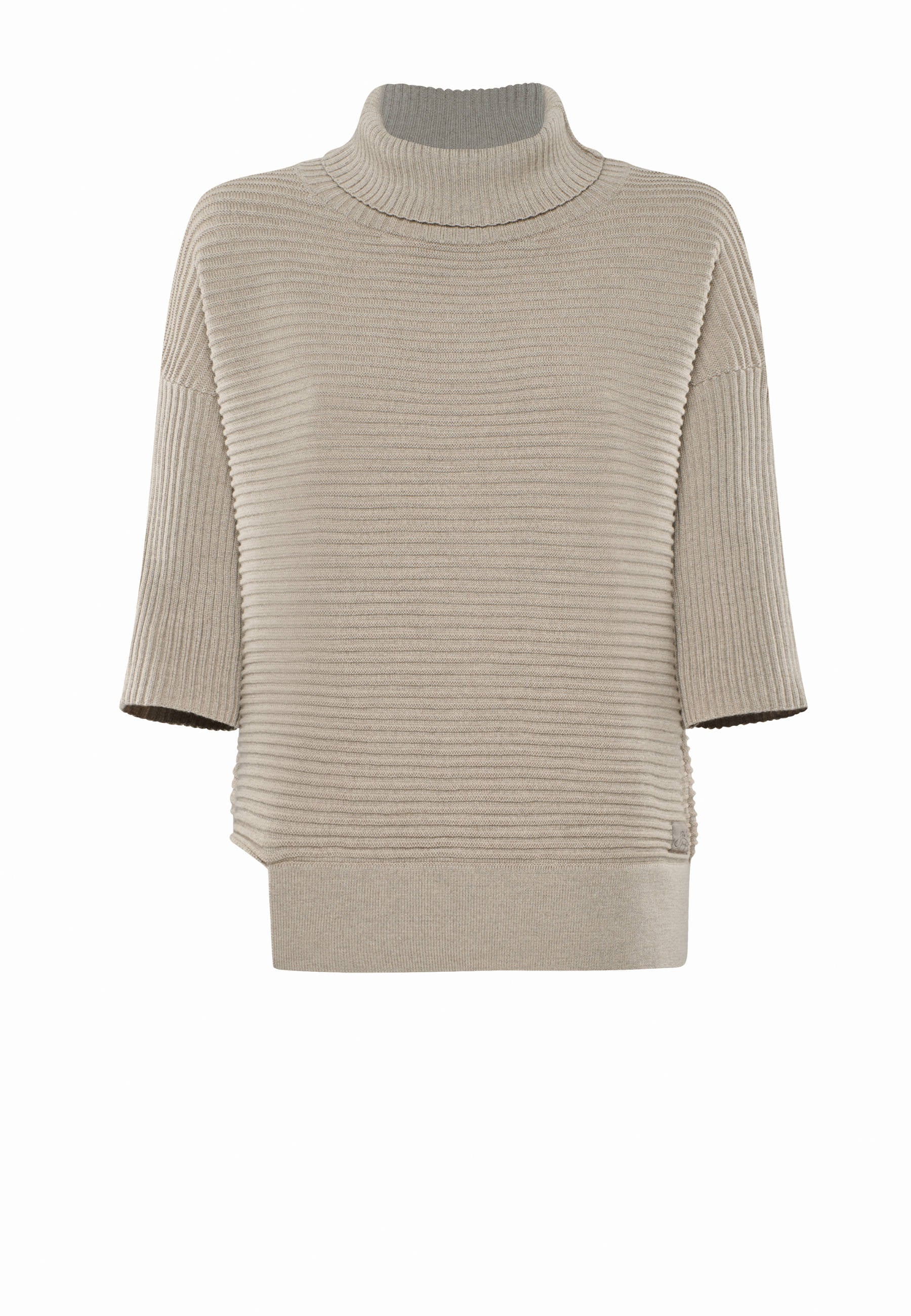 PULLOVER BAILEY - Asymmetrischer Merino Rollkragenpullover