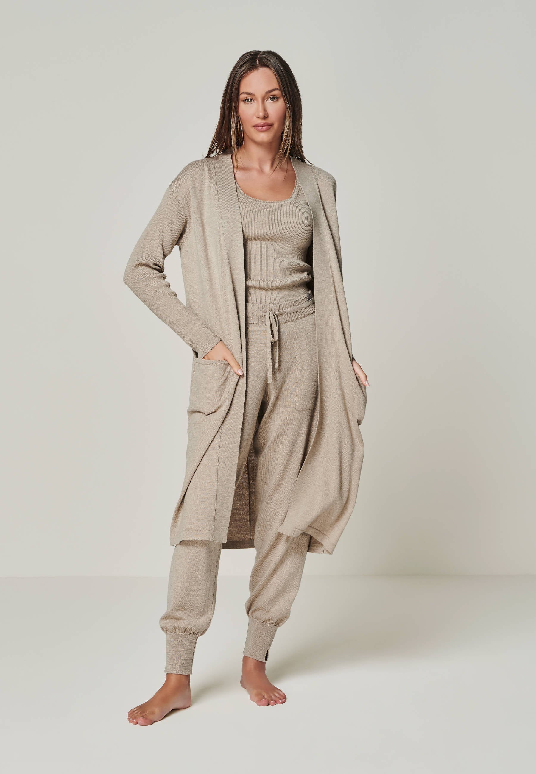 PANTS BELLA - stylish Merino lounge pants with pockets