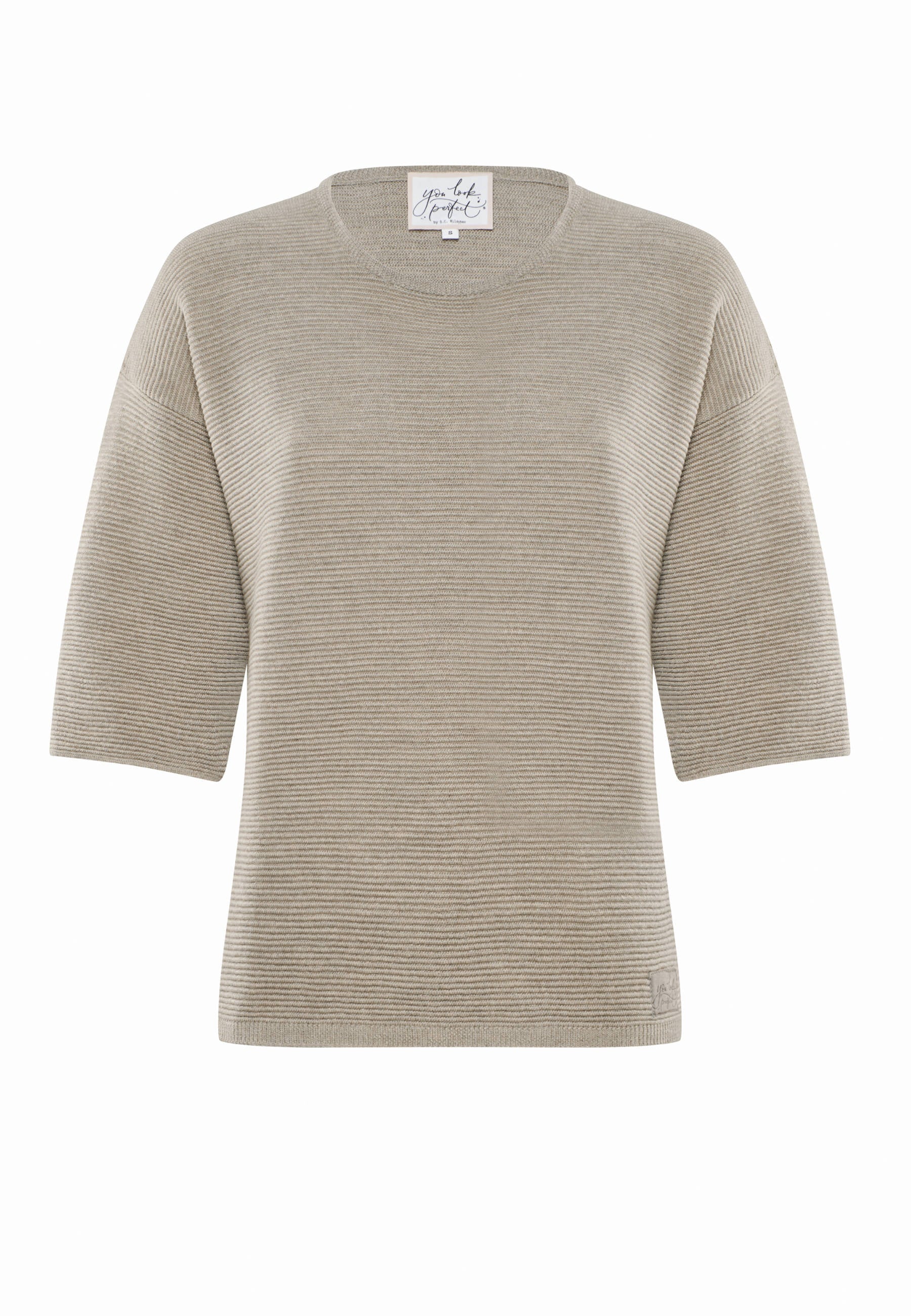 PULLOVER FAY - Halbarm Pullover in Strukturstrick