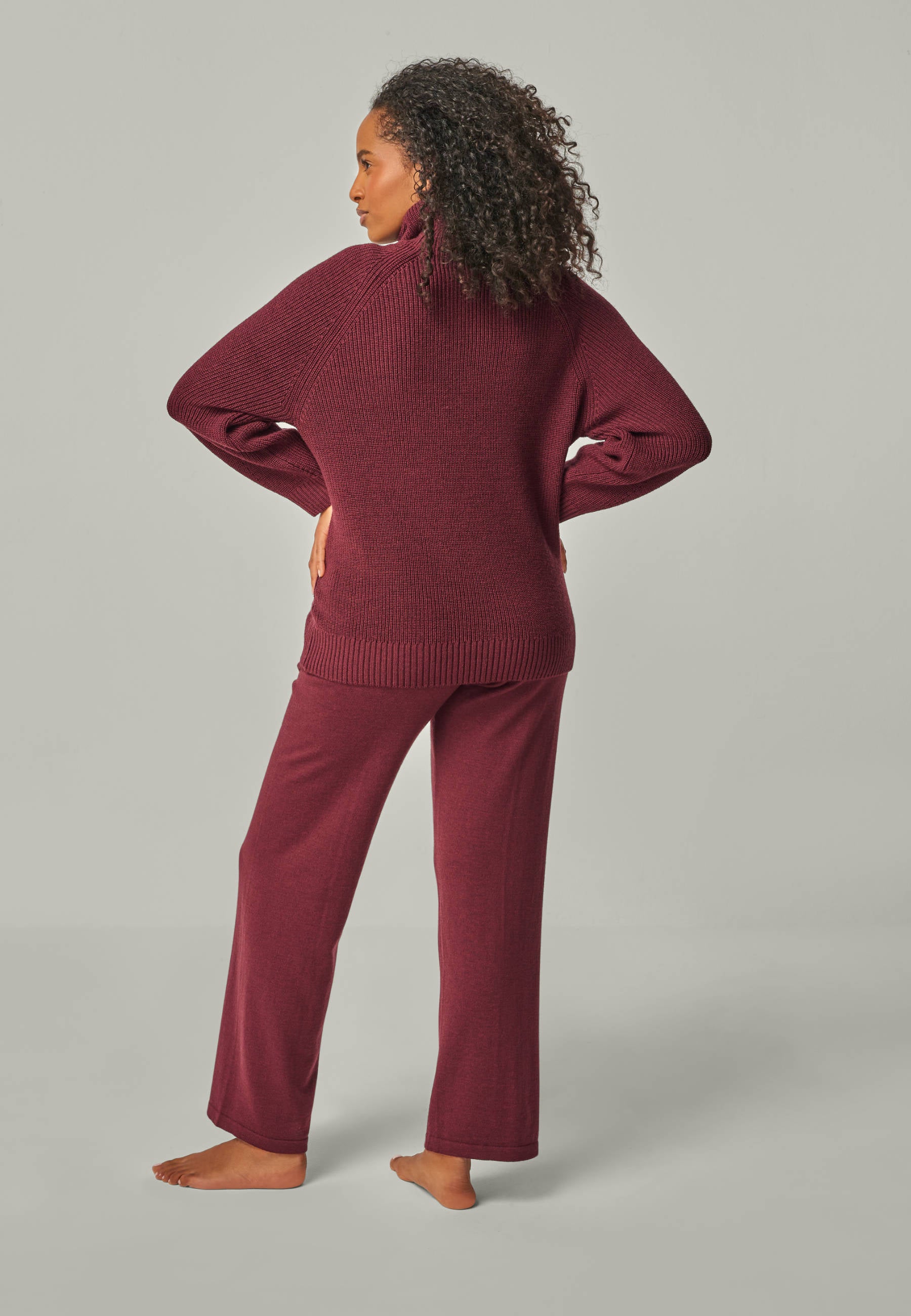 PULLOVER EVE - Stylish mock neck sweater