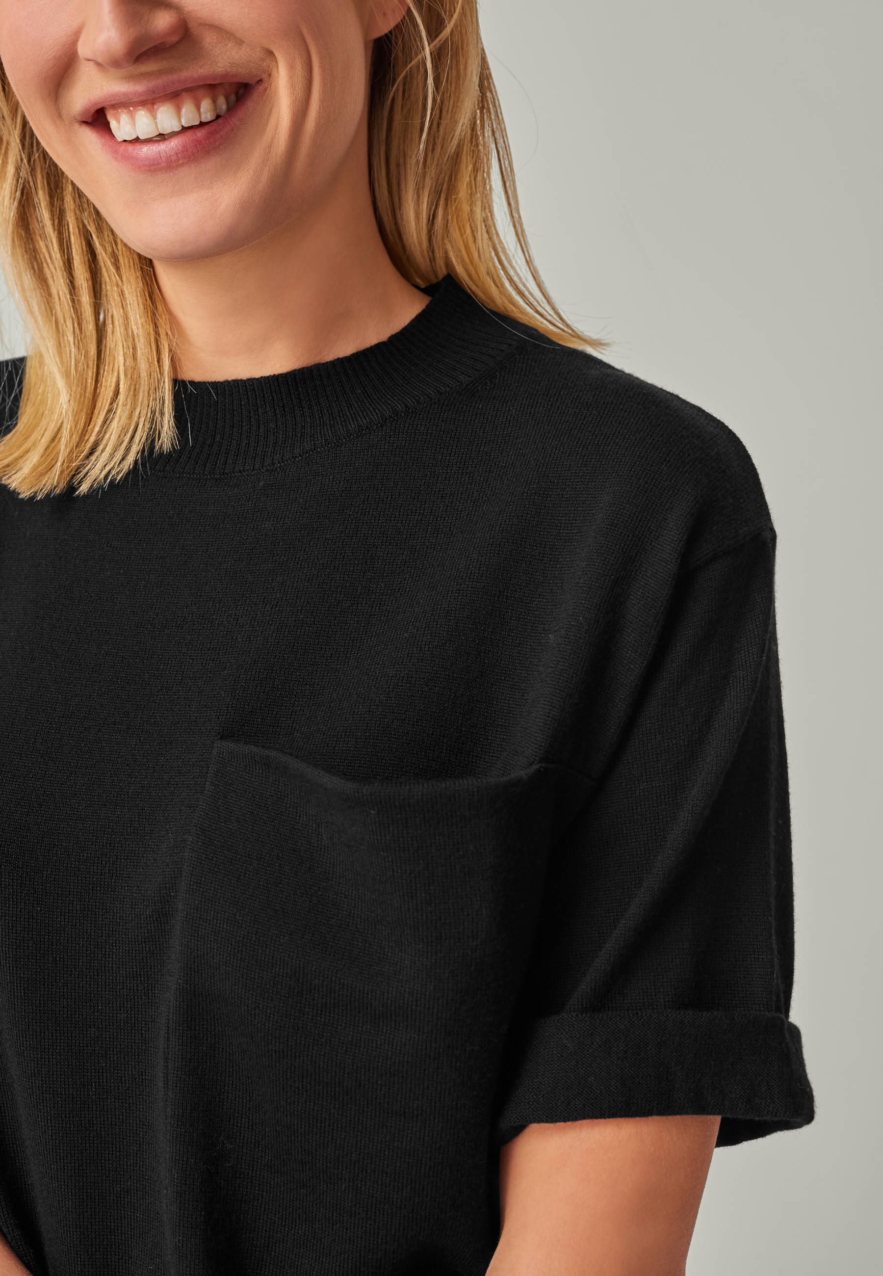 TOP ELFIE - Modernes Merino T-Shirt
