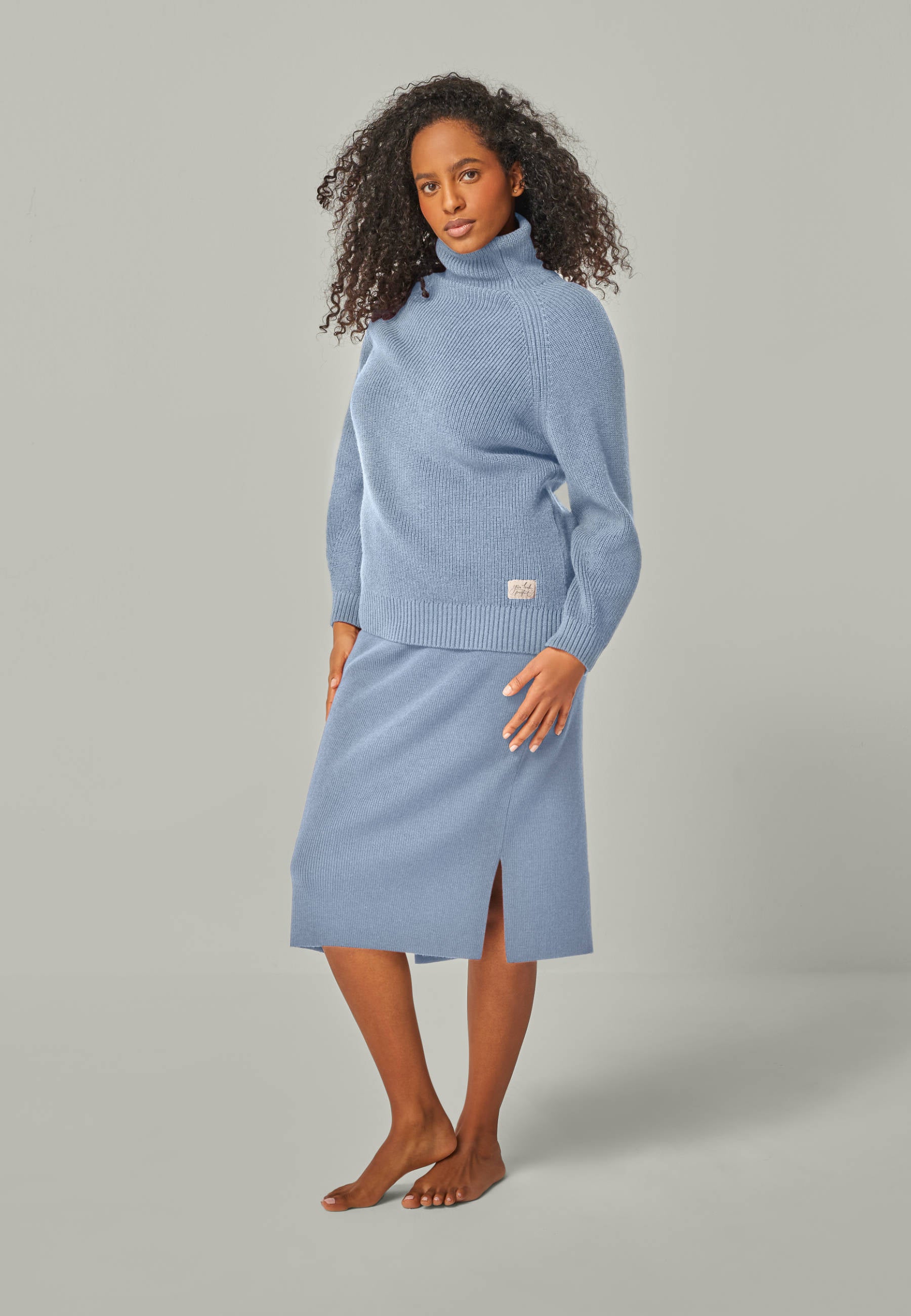 PULLOVER EVE - Stylish mock neck sweater