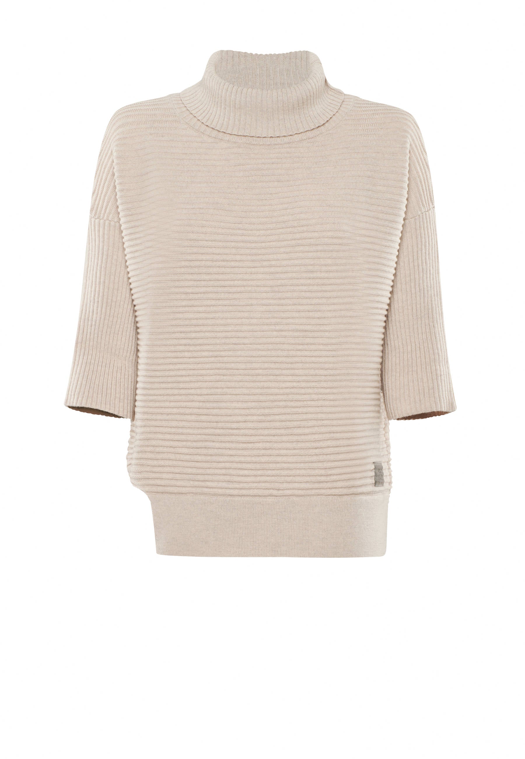 PULLOVER BAILEY - Asymmetrischer Merino Rollkragenpullover