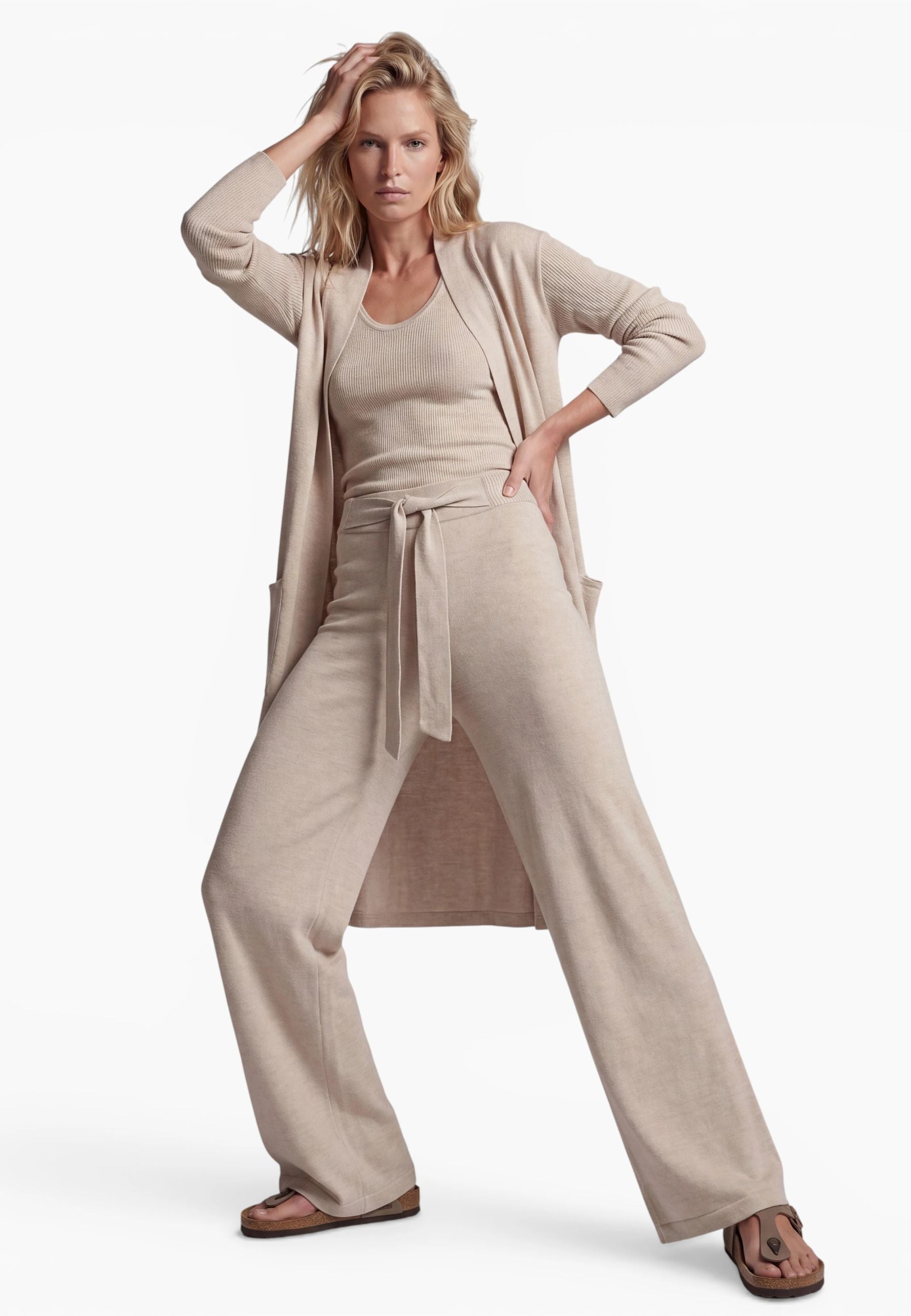 LOUNGEWEAR SET  - Cardigan Blossom & Top Blossom & Pants Bailey