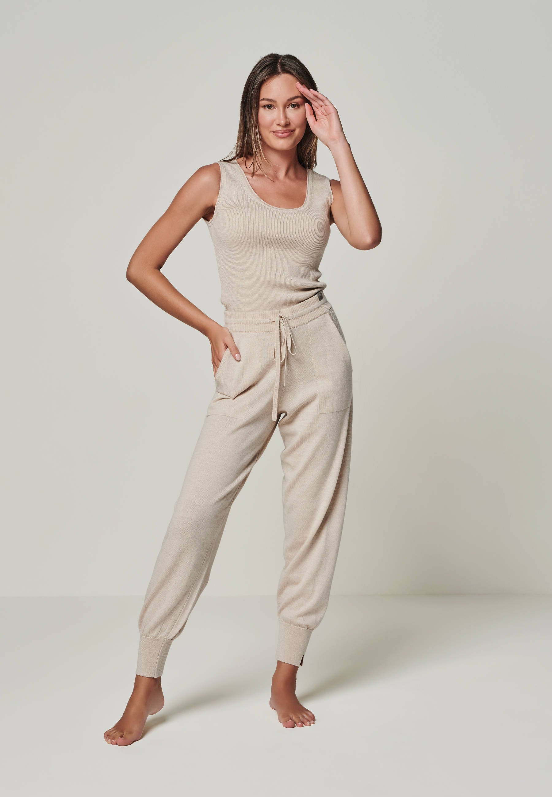 PANTS BELLA - stylish Merino lounge pants with pockets