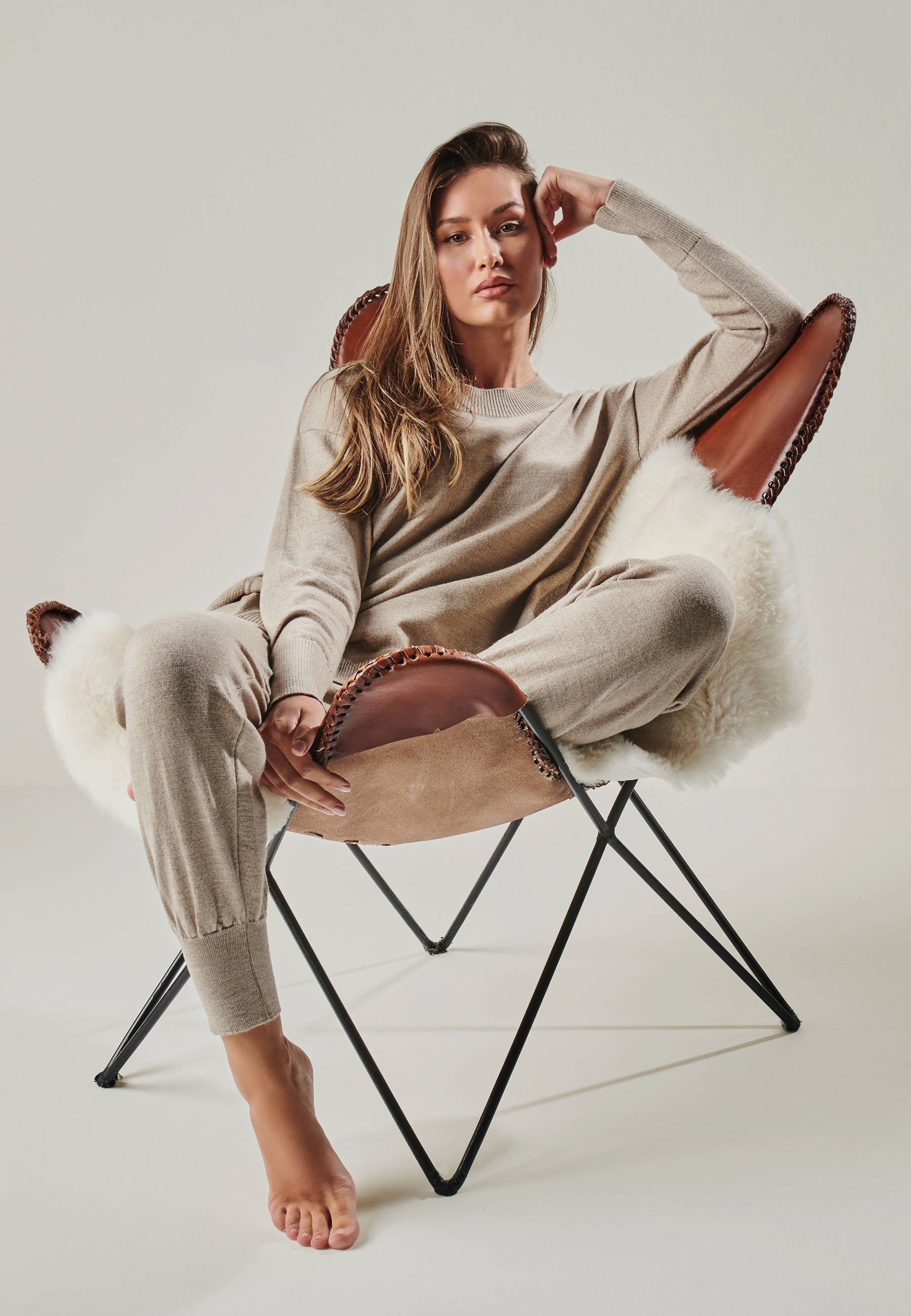 PANTS BELLA - stylish Merino lounge pants with pockets
